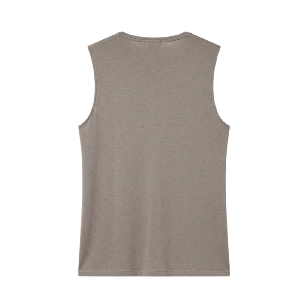 Purotatto Dolcevita Donna Senza Maniche in Grigio