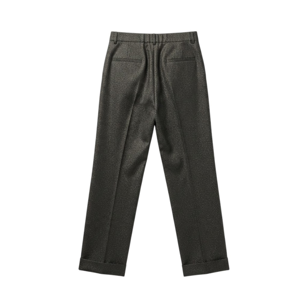 PUROTATTO Pantalone in Antracite Elegante