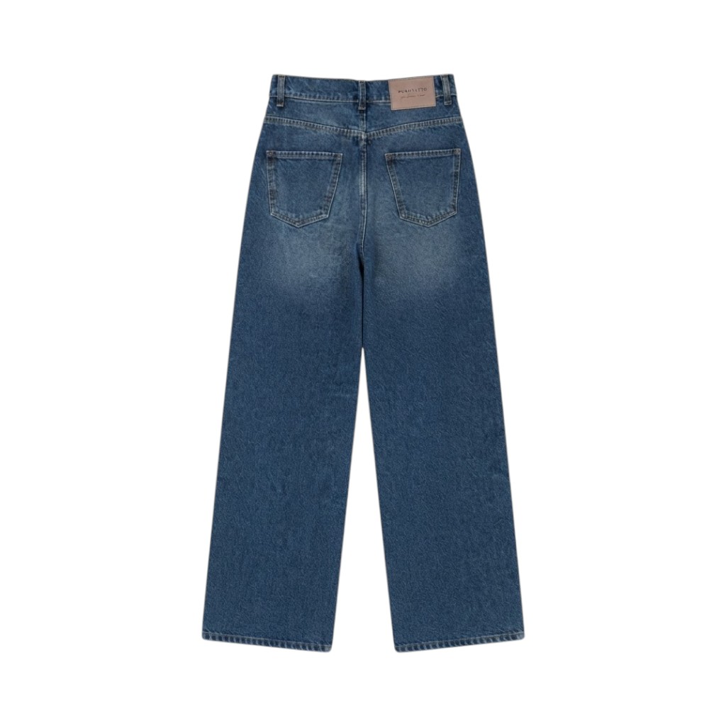 Purotatto Jeans Donna in Denim Nero