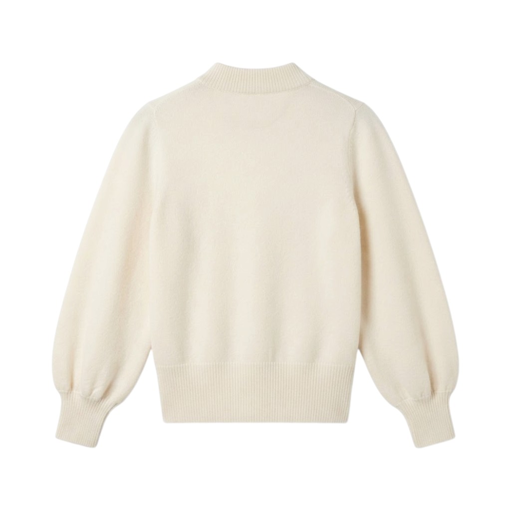 Purotatto Maglia Donna in Cashmere Panna