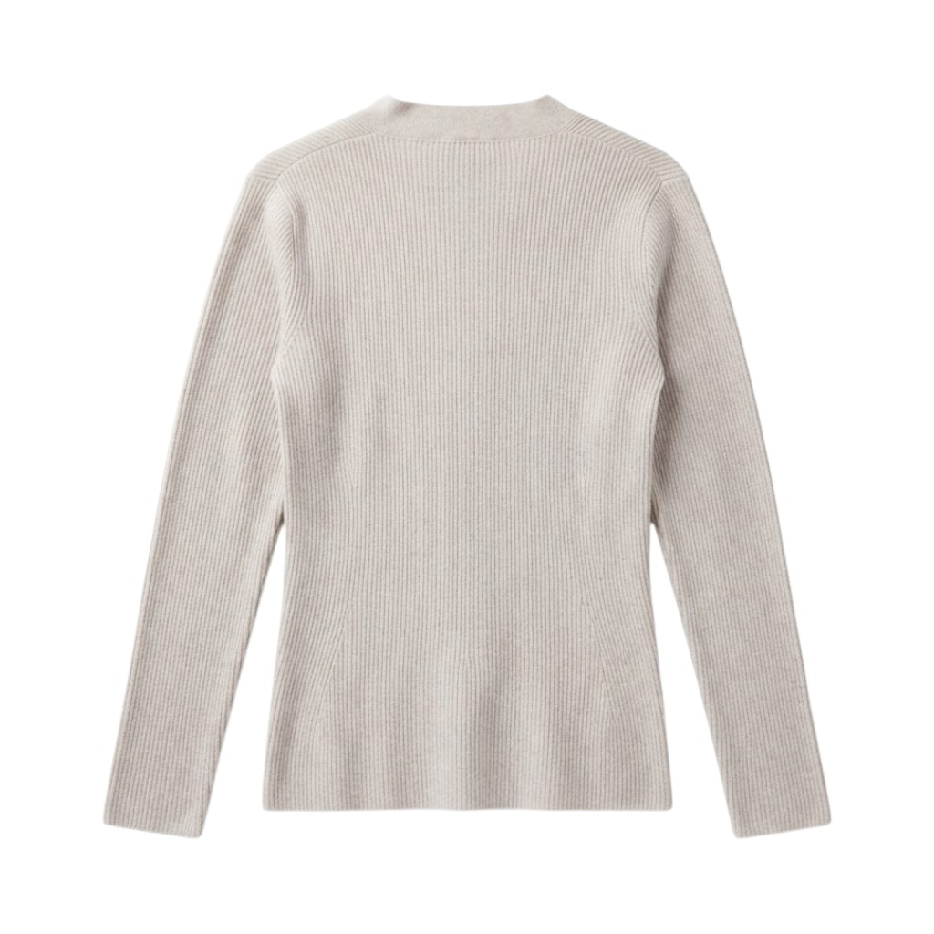 Purotatto Cardigan Donna in Lana Malva