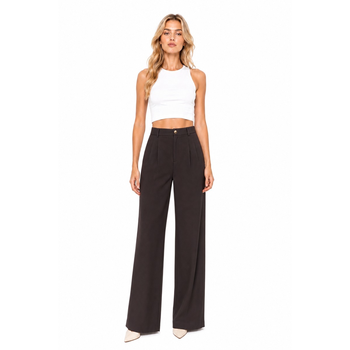 Pinko Pantalon brun