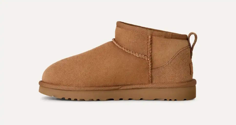 UGG Classic Mini II Stivaletti Donna Grigi in Suede – 1116109-GRI