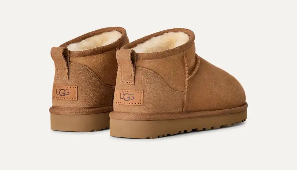 UGG Classic Mini II Stivaletti Donna Grigi in Suede – 1116109-GRI