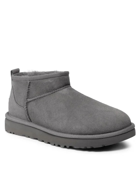 UGG Classic Mini II Stivaletti Donna Grigi in Suede – 1116109-GRI