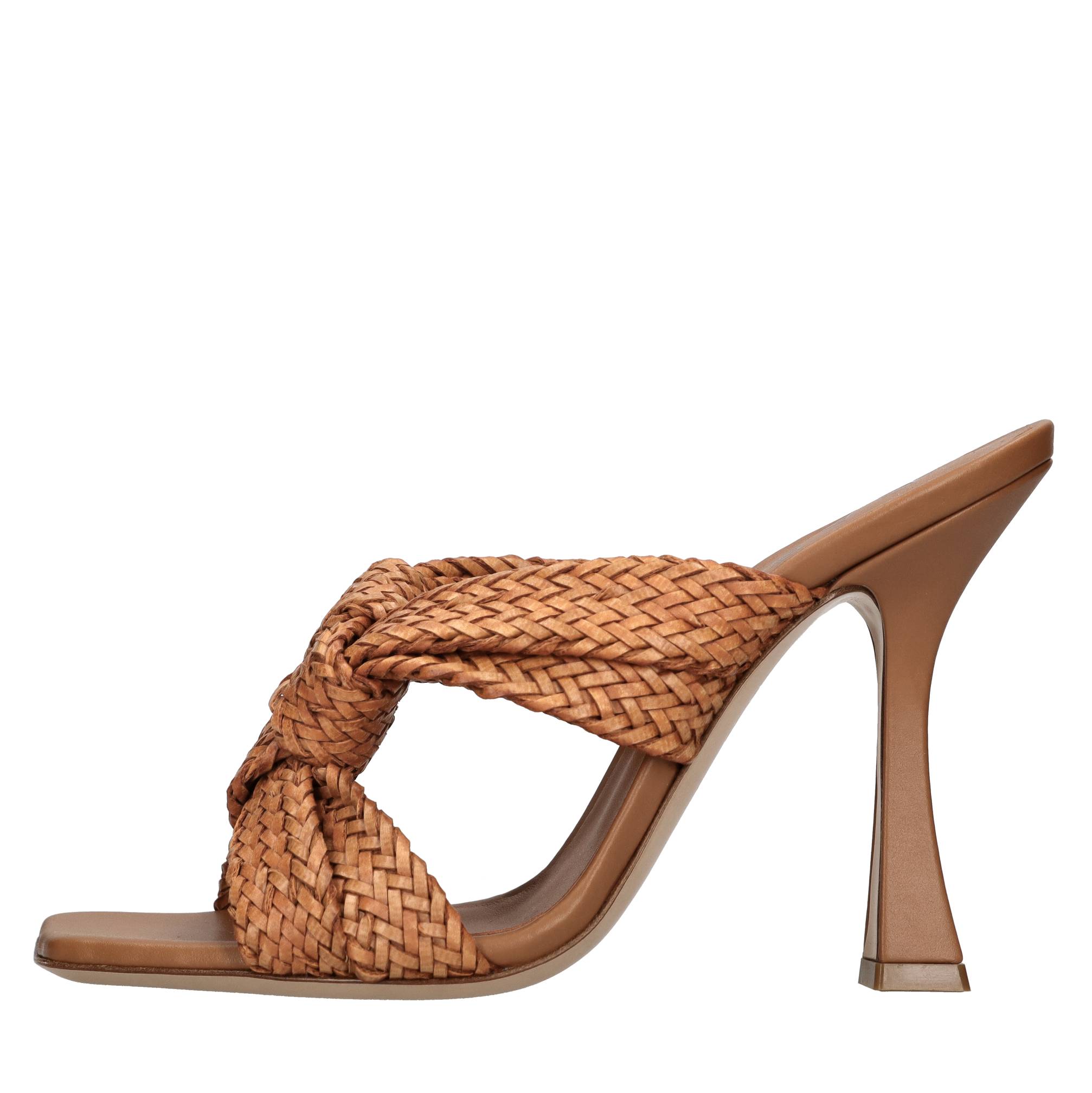 Casadei Sandals Brown In Brown