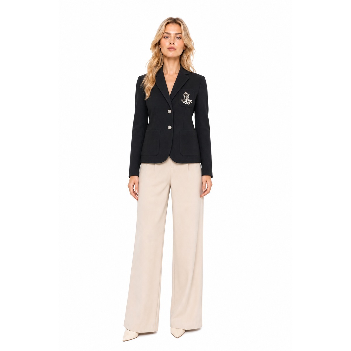 Blazer mit Label-Stitching Modell ANFISA