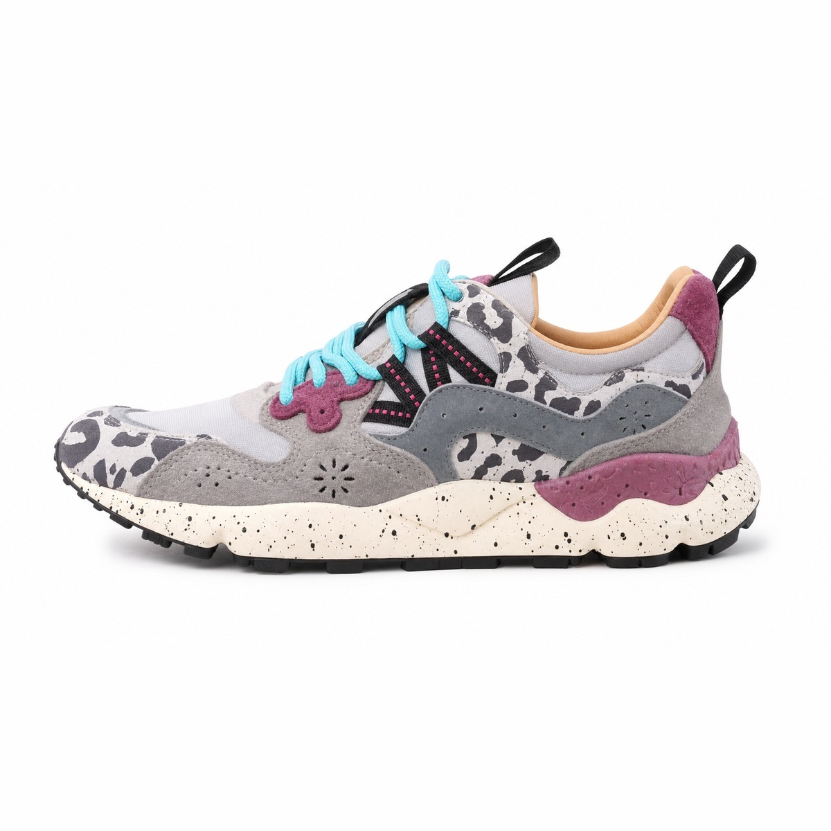 Flower Mountain Schwarz Grau Turnschuhe