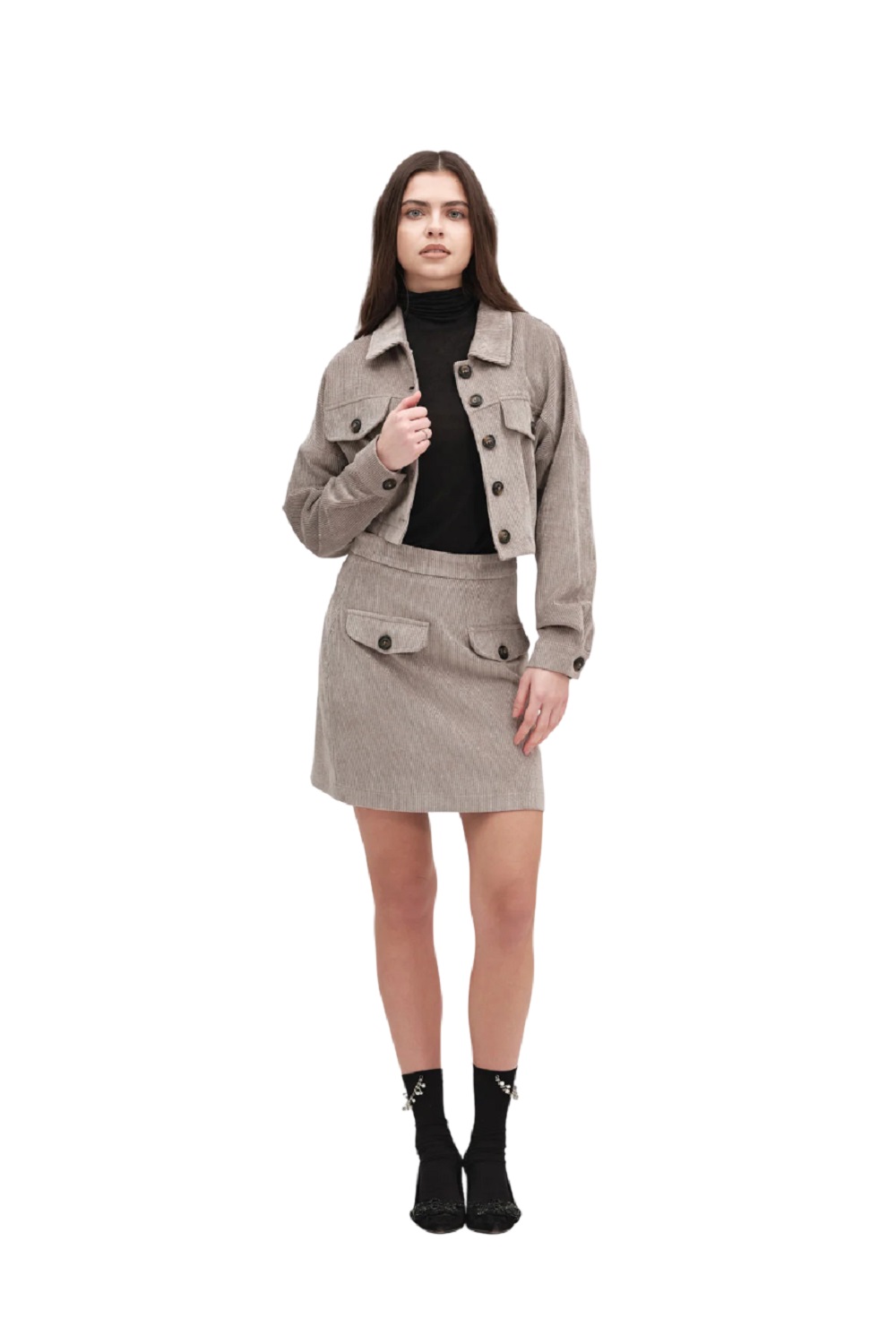 WHITE WISE Skirts Beige