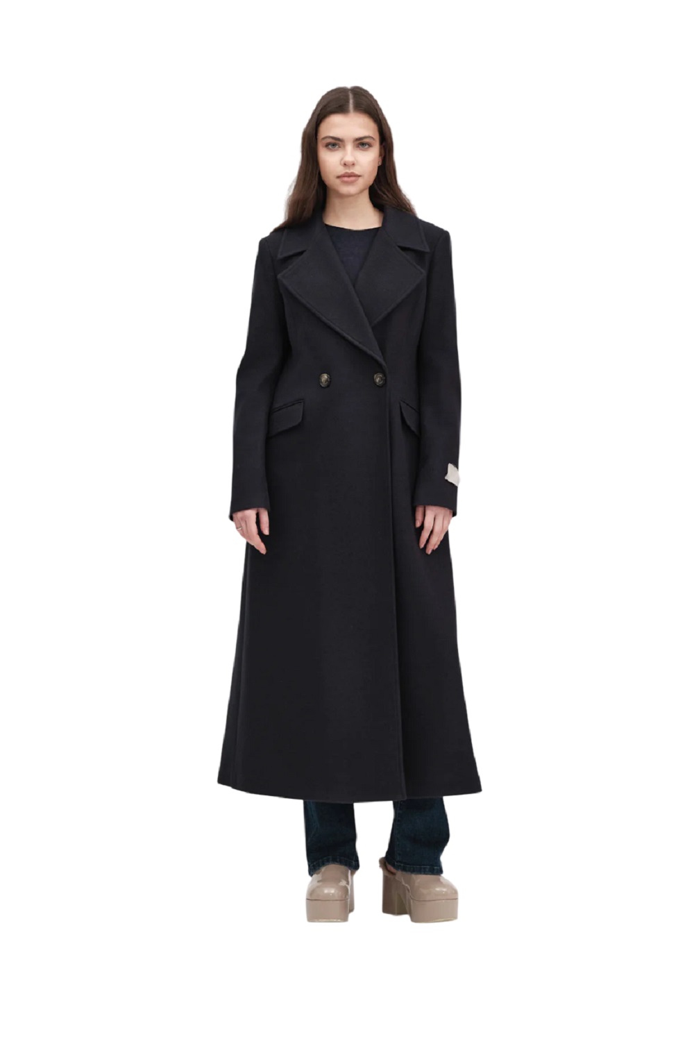 WHITE WISE Coats Black 361$