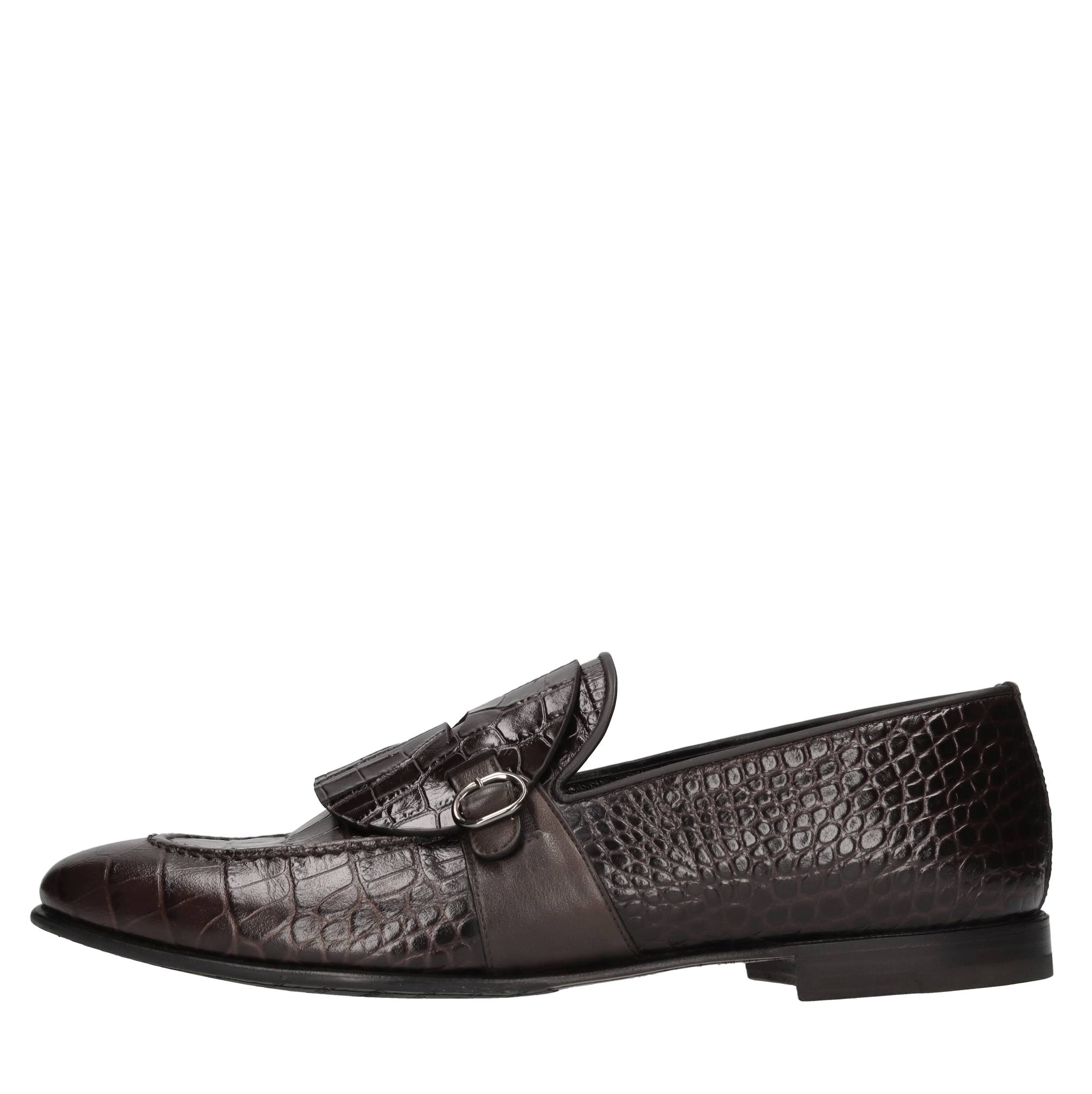Barrett Flat Shoes In Testa Di Moro Scuri