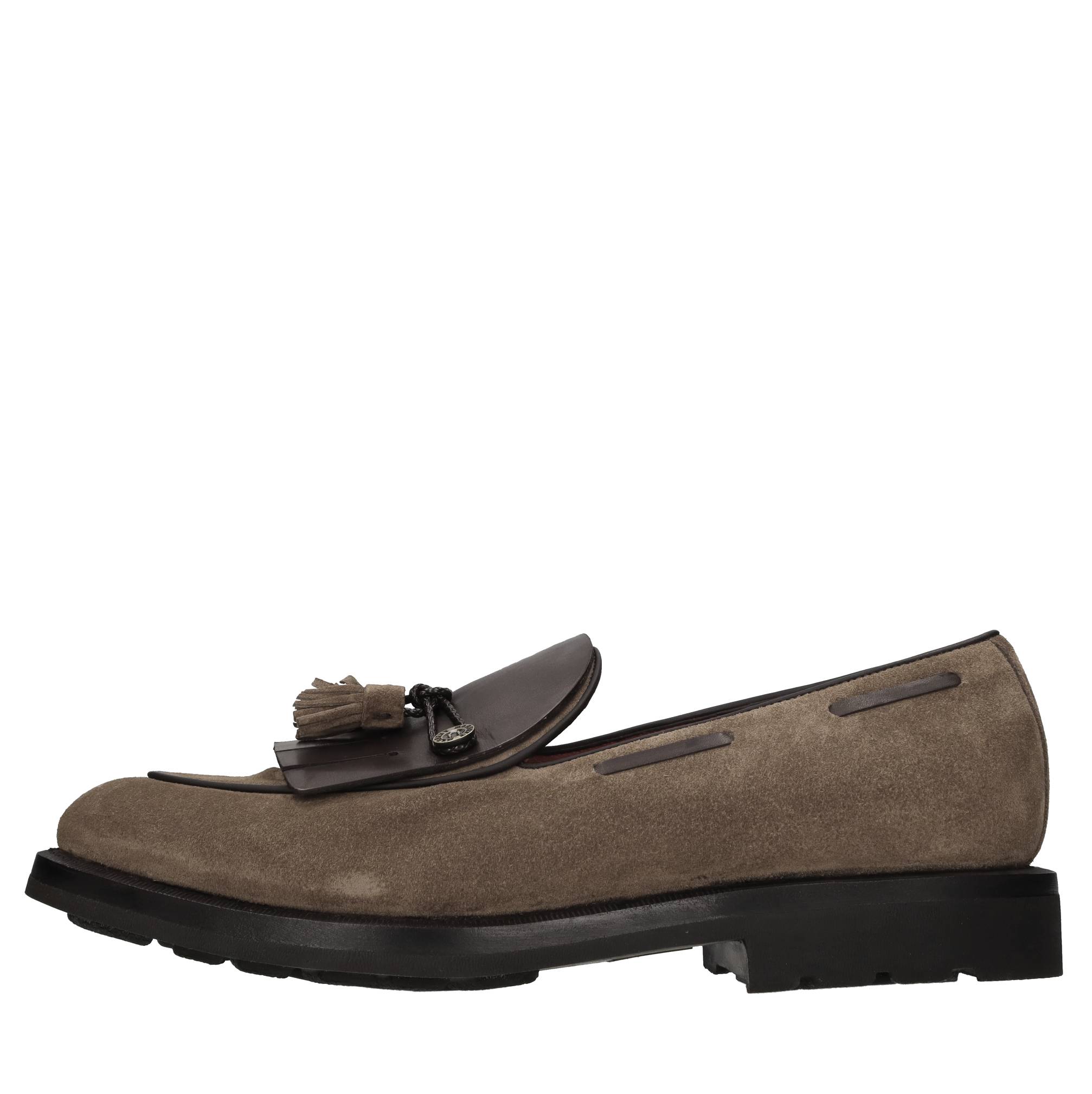 Barrett Flat Shoes In Marrone Scuri