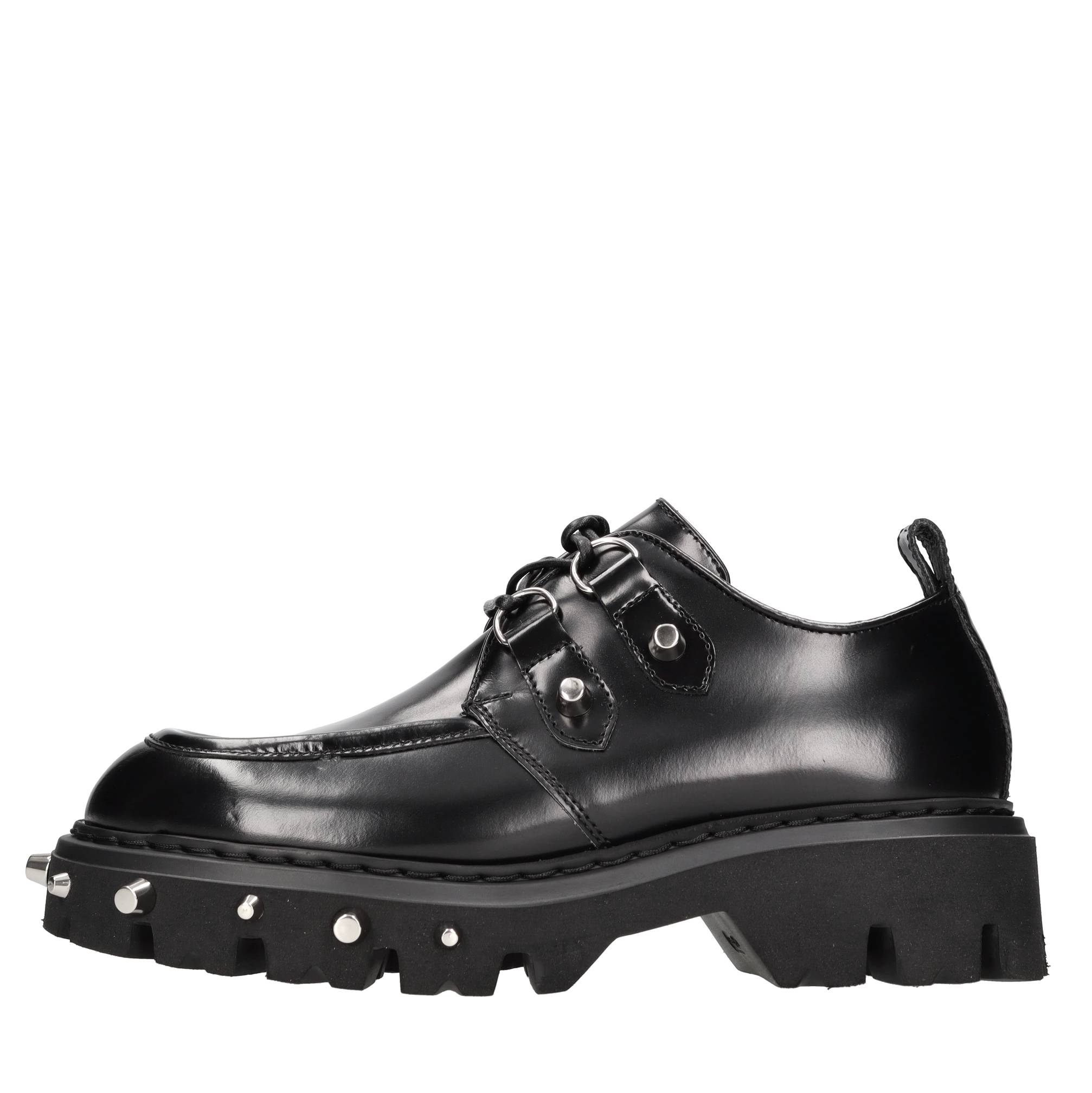 N°21 Flat Shoes Black In Nero Neri E Grigi