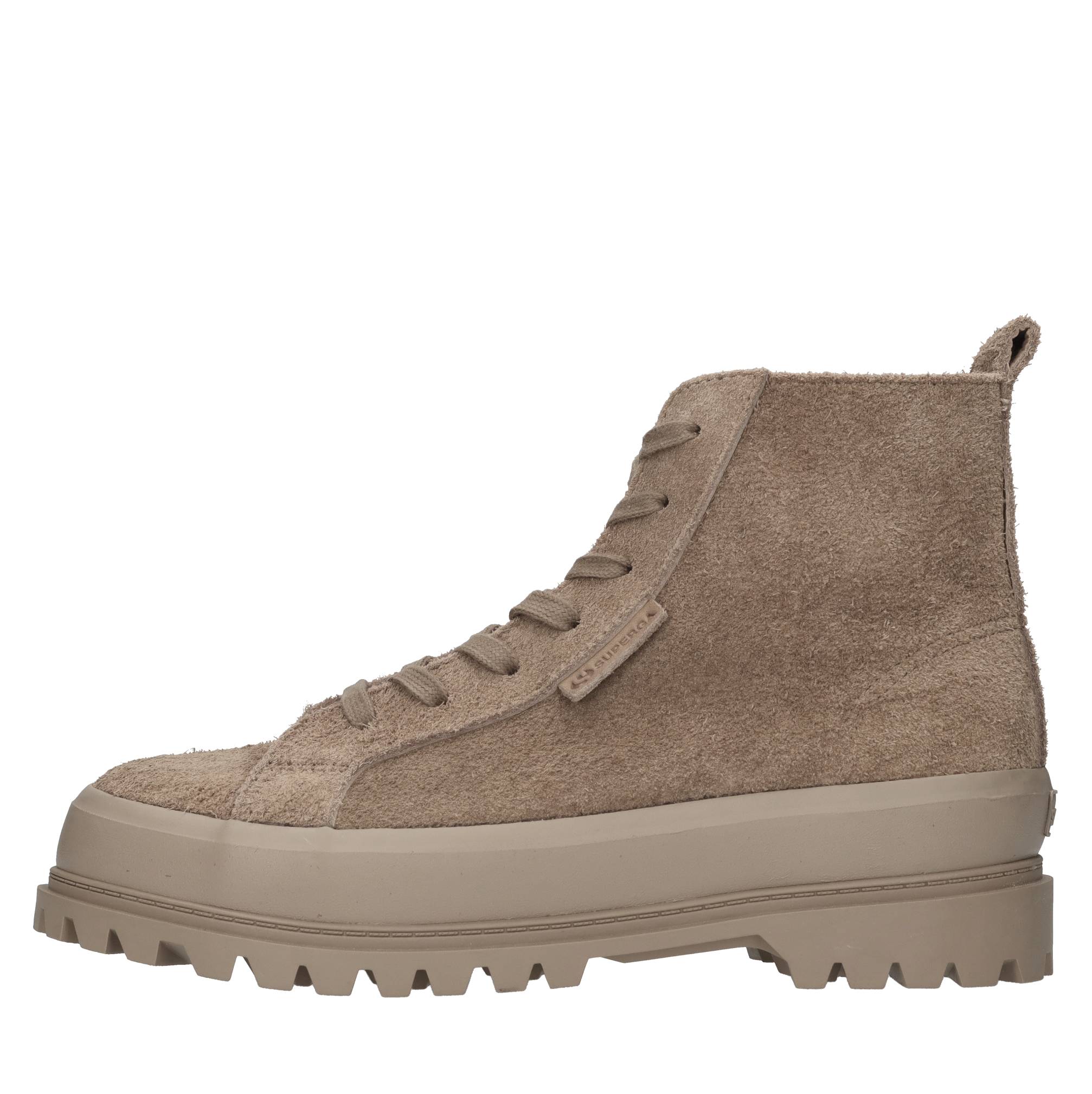 Superga Boots In Marrone Scuri