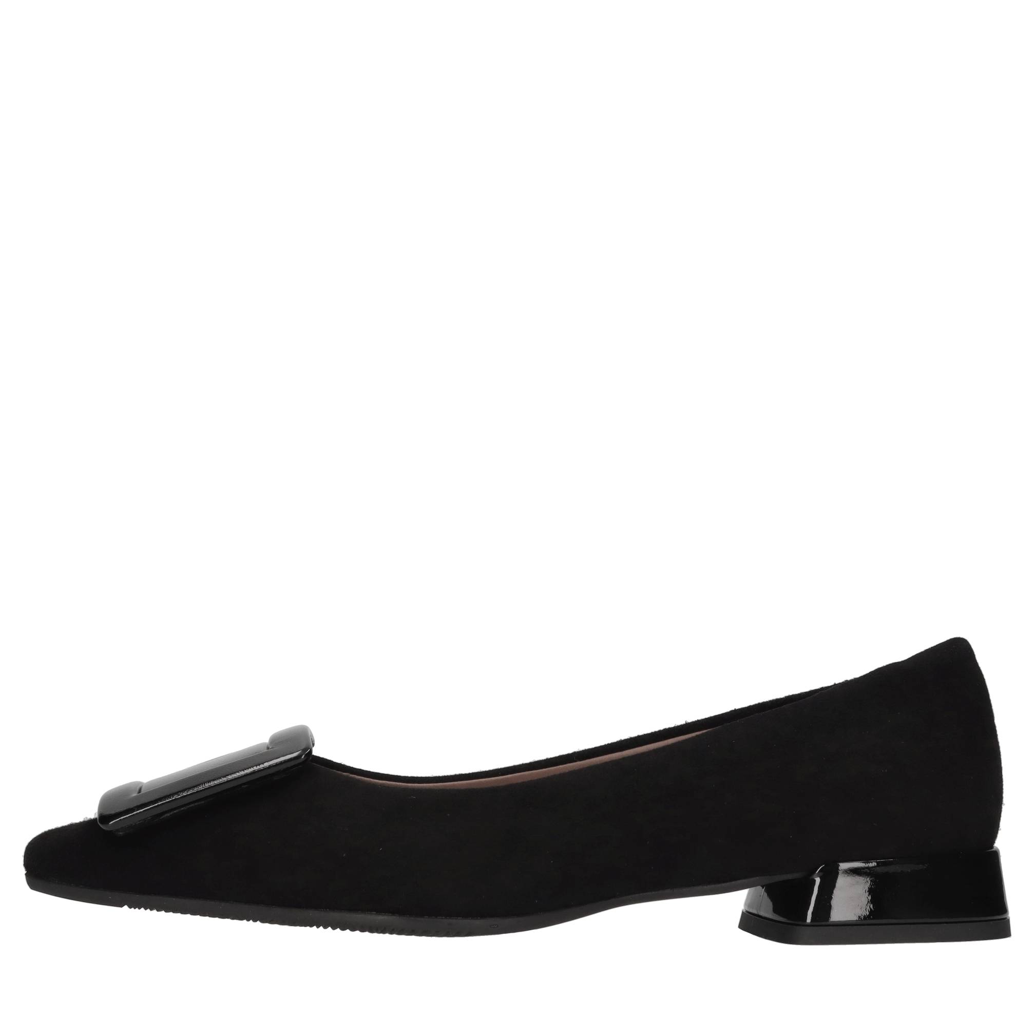 Evaluna Flat Shoes In Nero Scuri