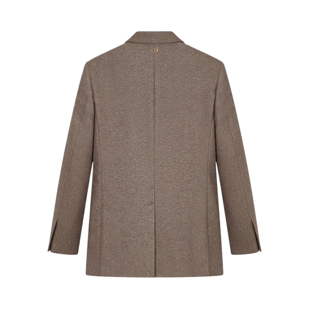 TWINTSET Giacca Blazer in Tessuto Marrone Elegante