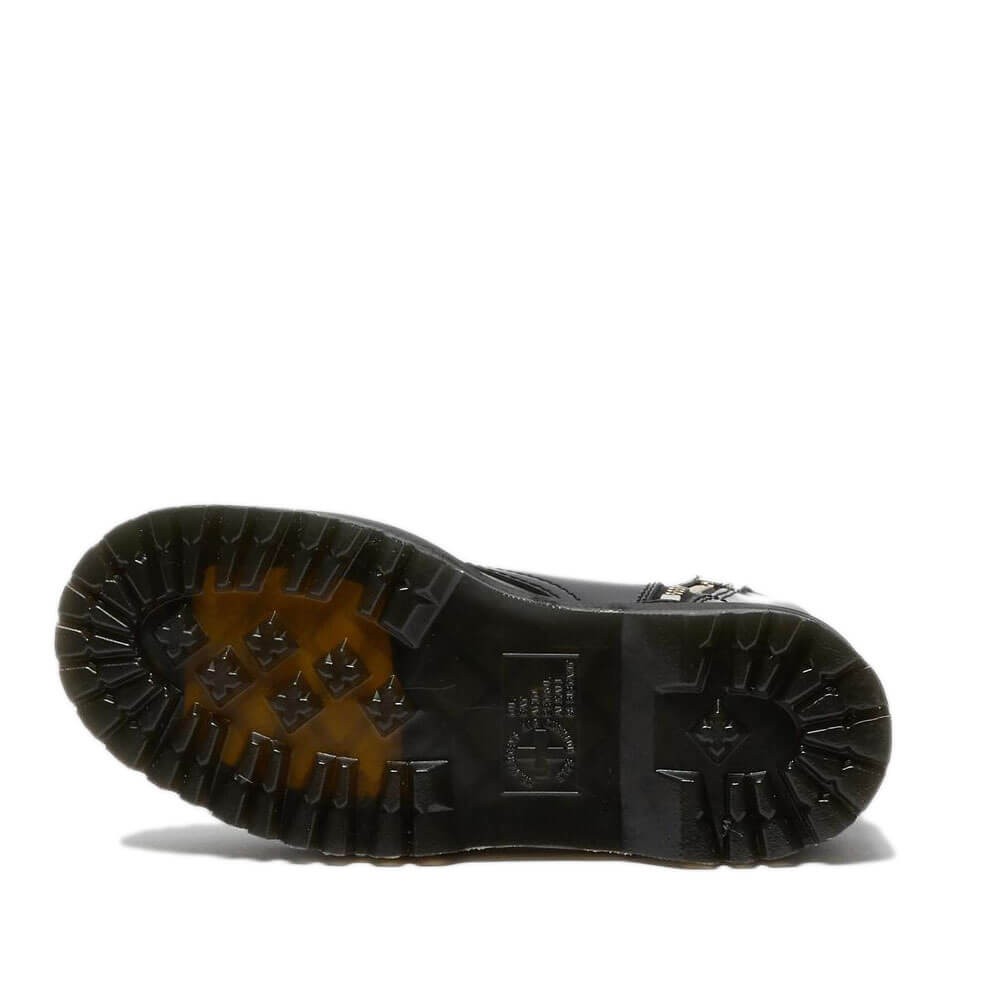 Dr. Martens Jadon Max Stivaletti Donna Neri in Pelle Platform