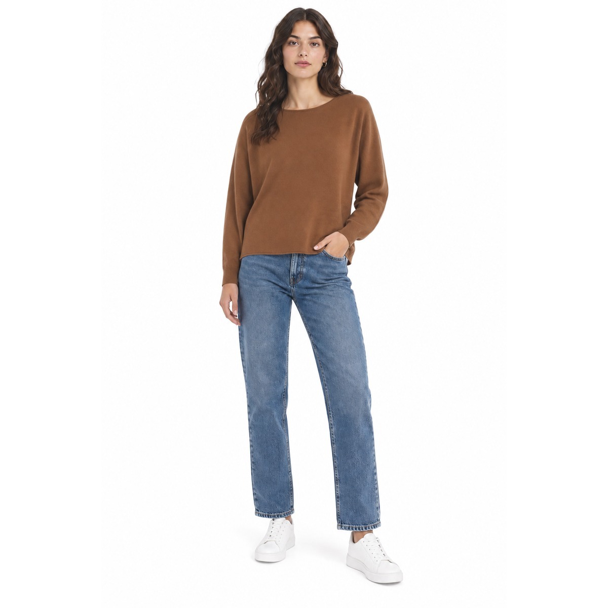 Mm Max Mara Sweaters In Noce Marrone