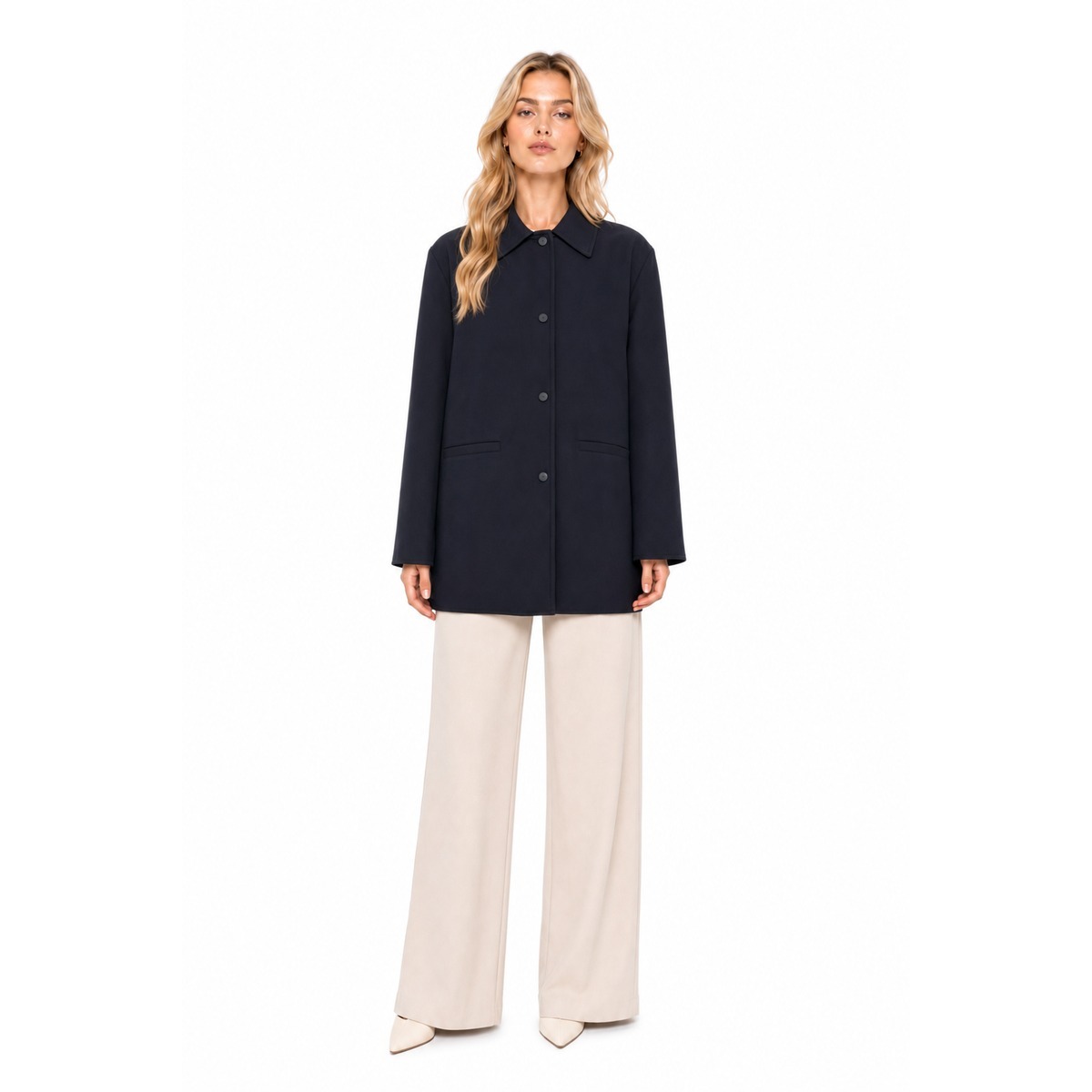 Mm Max Mara Jassen Blauwe marine