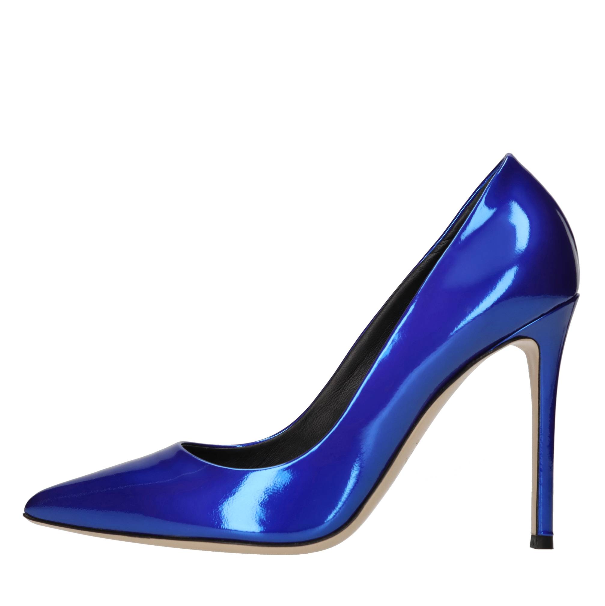 Ninalilou Schoenen met blauwe hakken