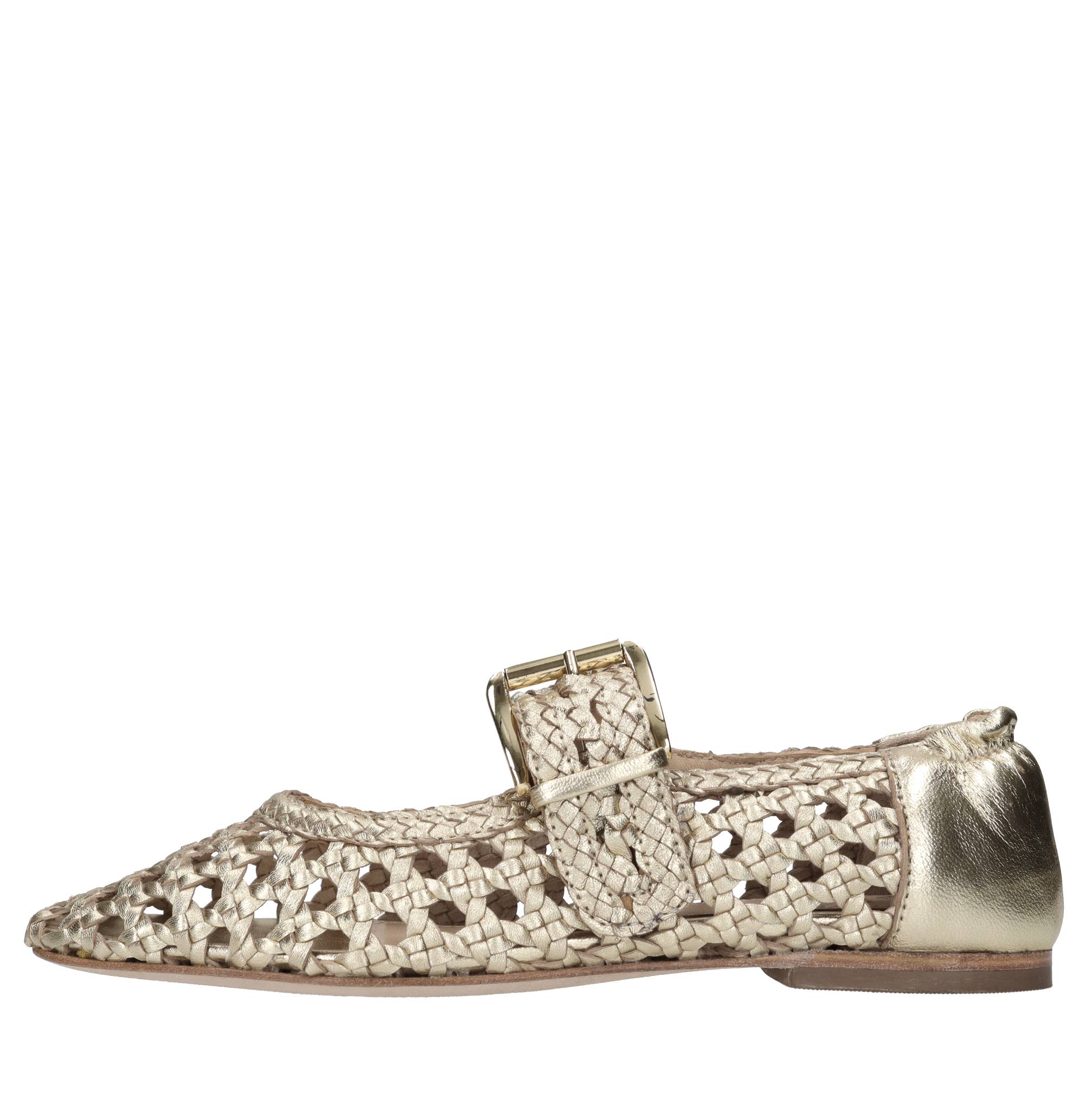 De Siena Niedrige Schuhe Gold