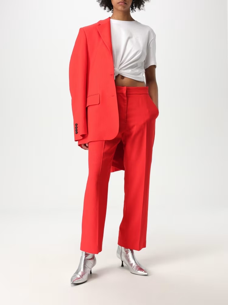 Msgm Pantalone In Rosso