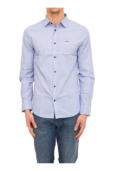 Armani Exchange Blaue Hemden