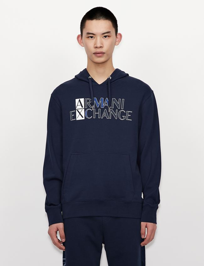 Armani Exchange Blaue Hemden