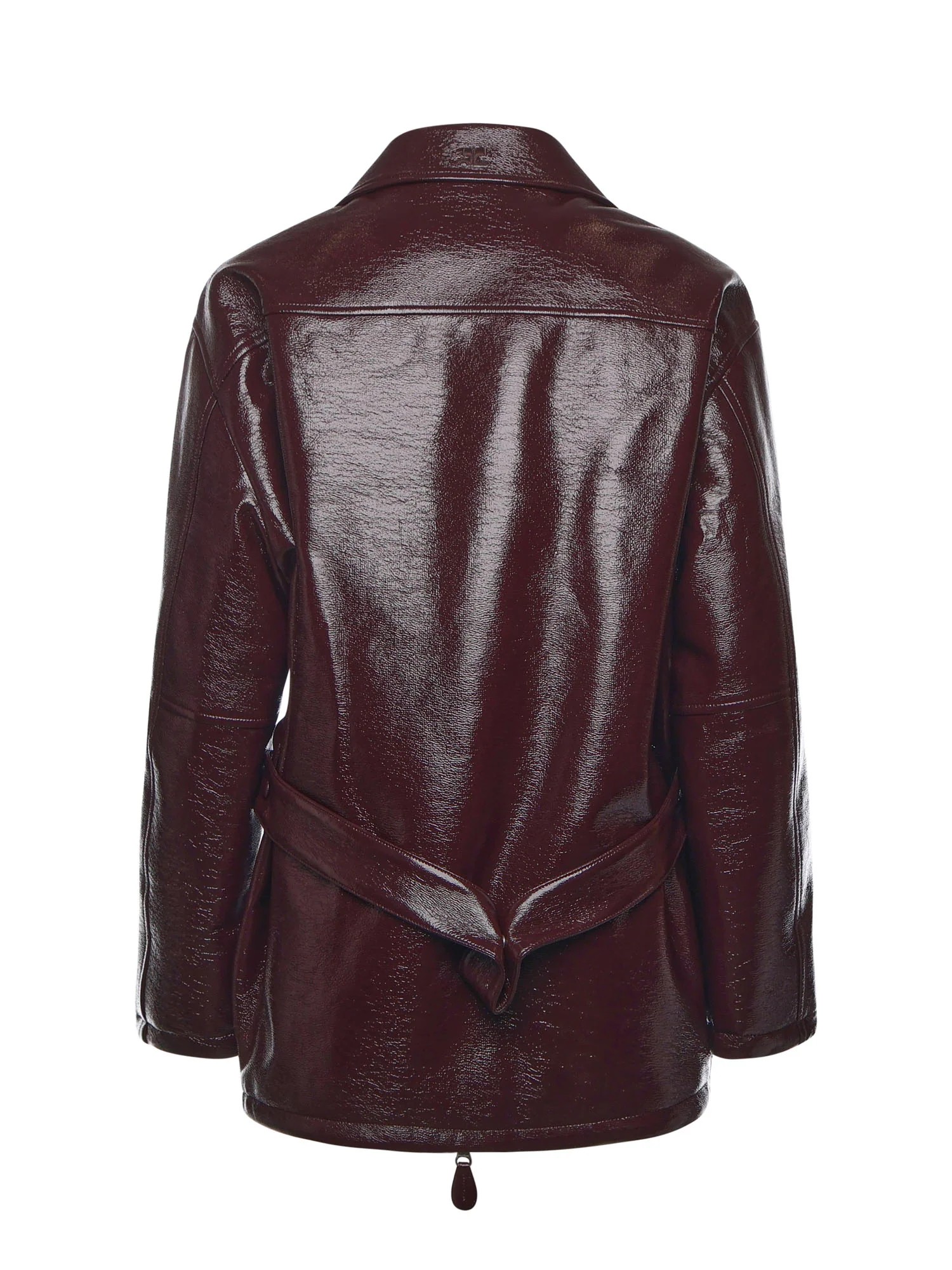 courreges Lederjacke
