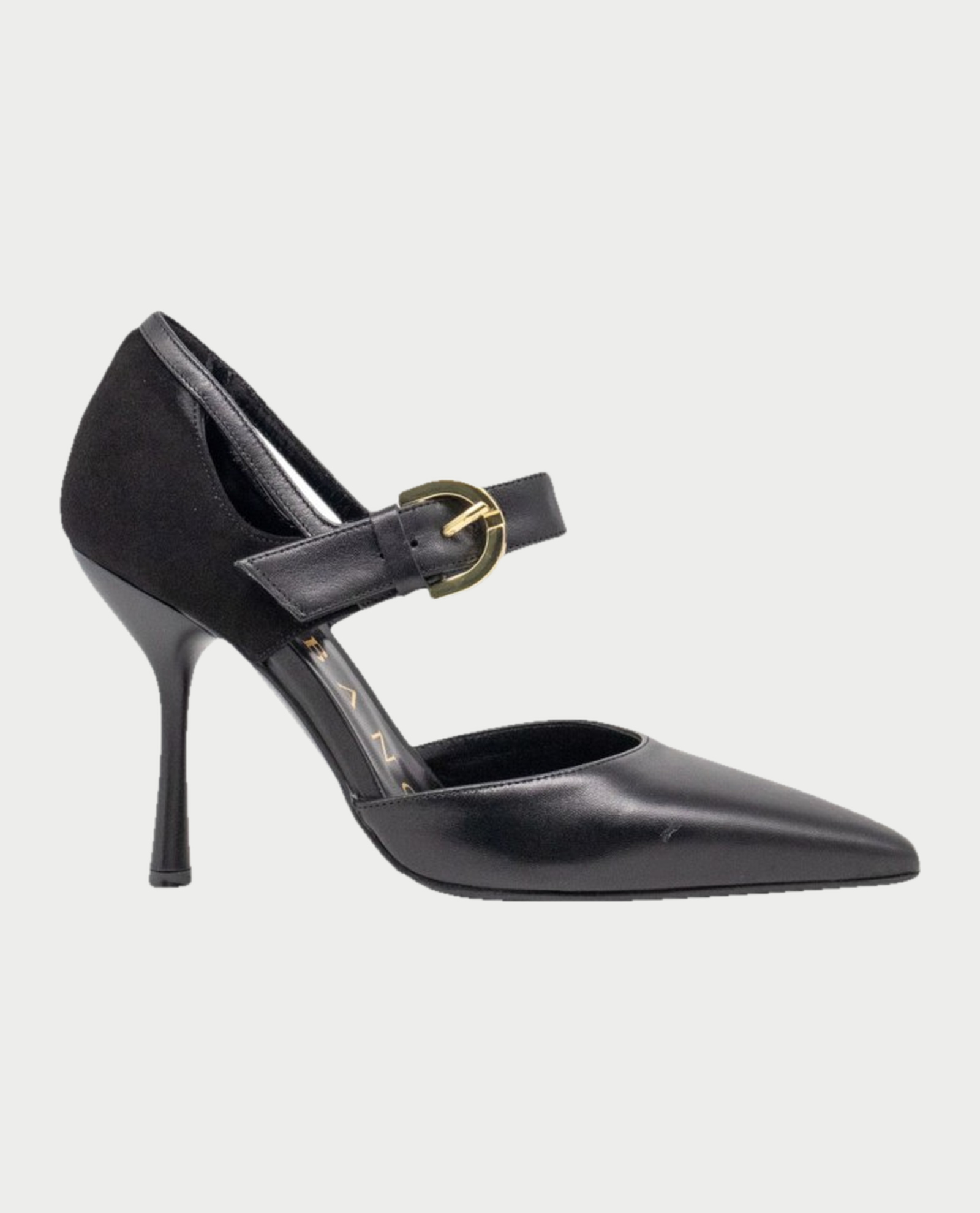 Albano Schoenen met zwarte hak