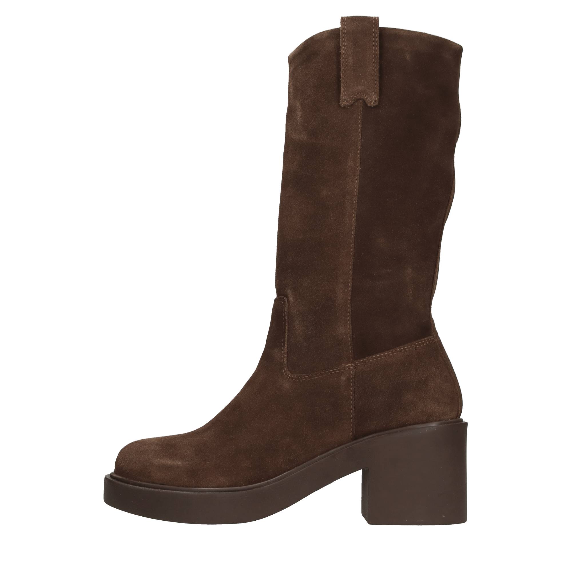 Emanuelle Vee Schwarze Stiefel