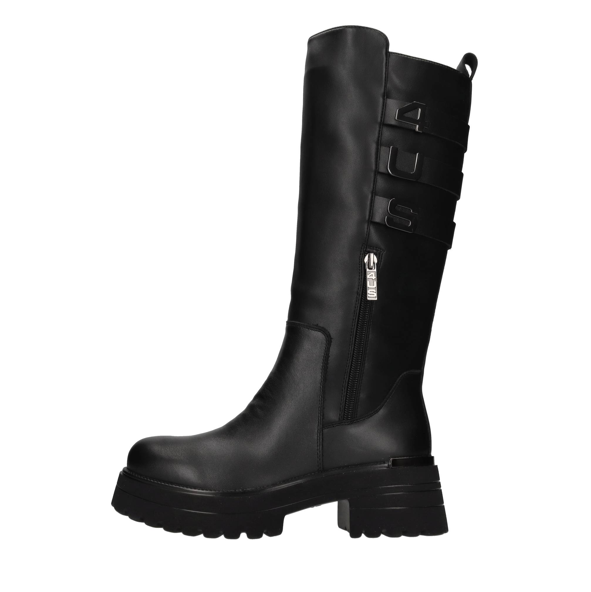 ♪ 4us Stiefel schwarz