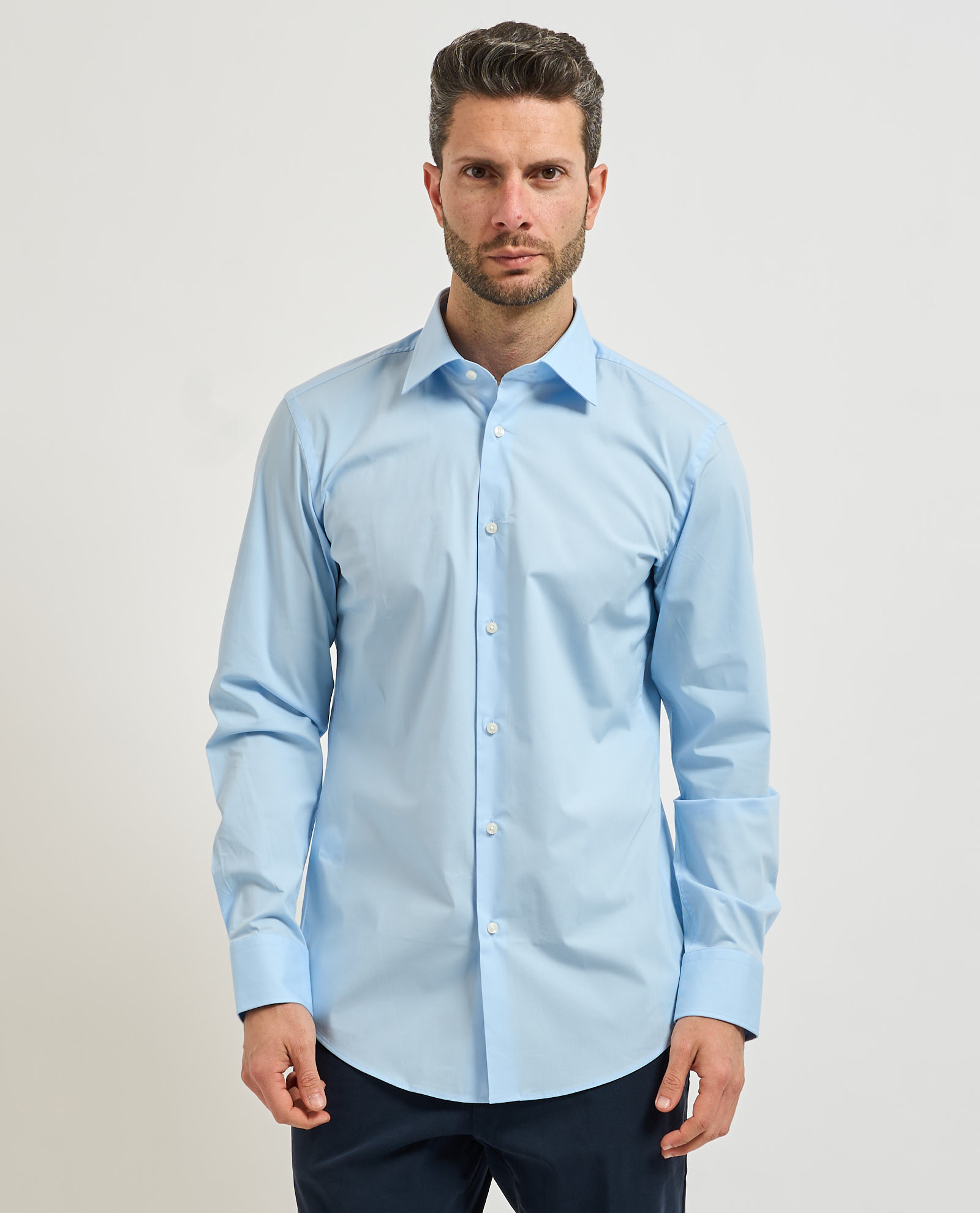 BOSS Camicie Celeste