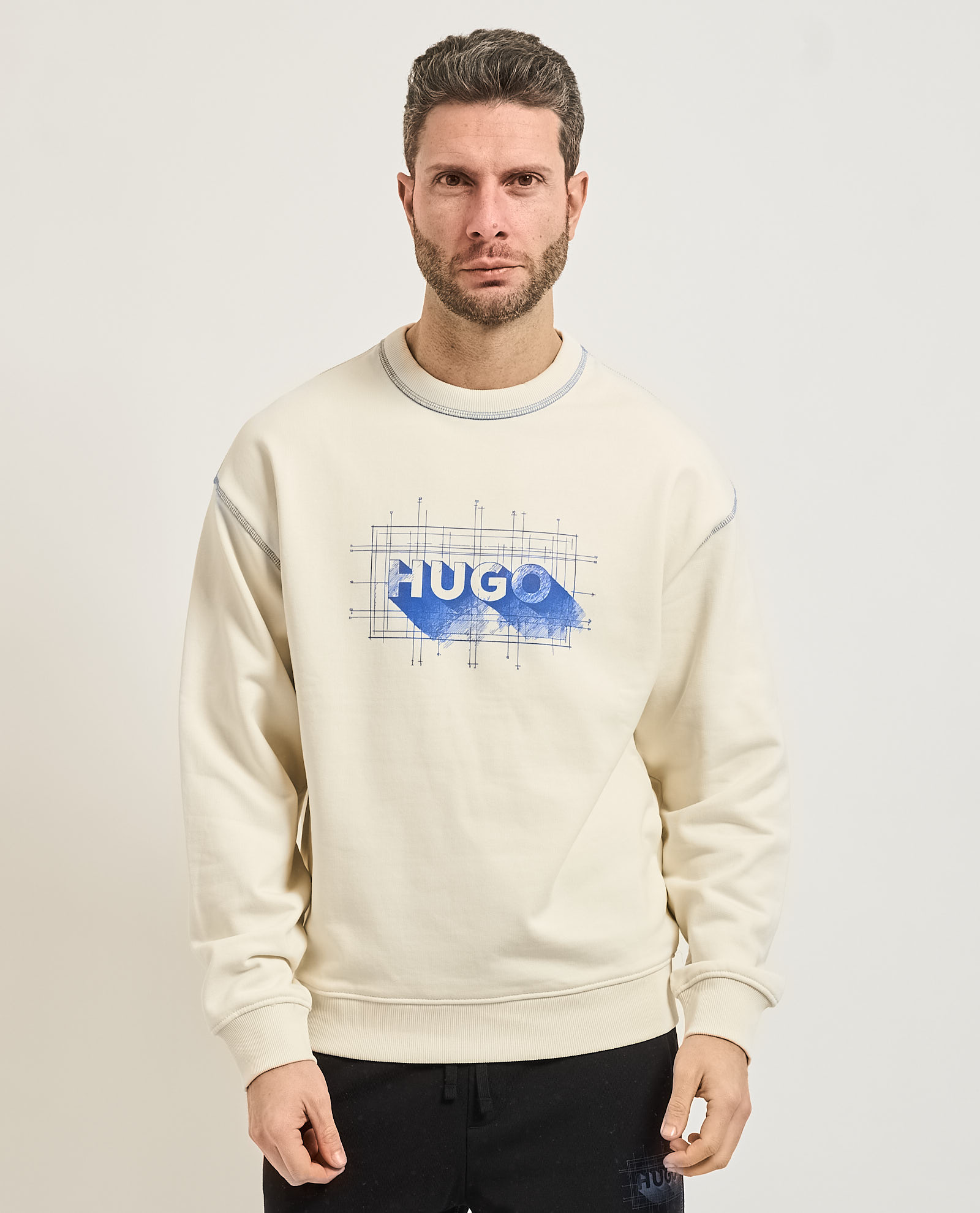 HUGO Maglie Bianco
