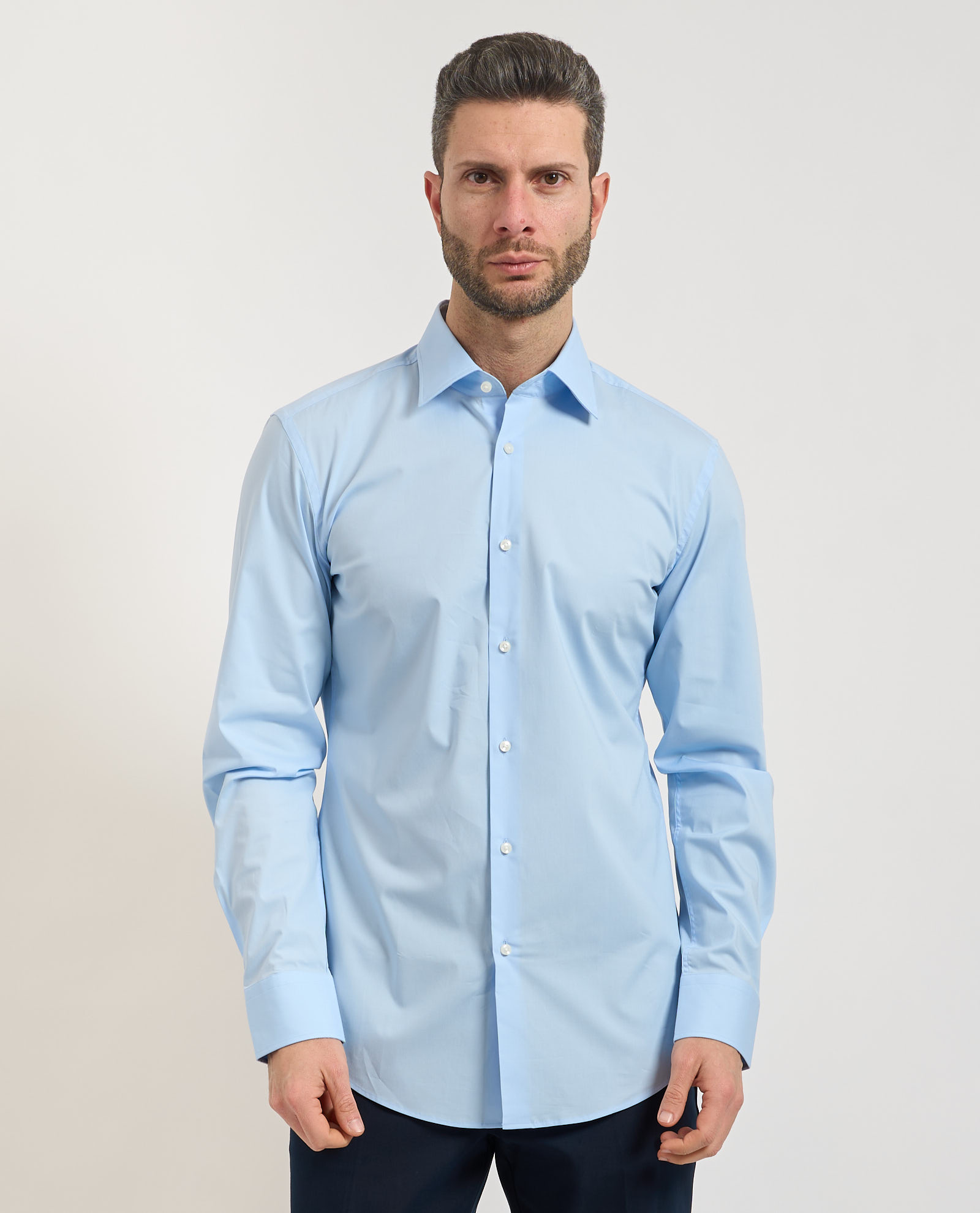 BOSS Camicie Azzurro