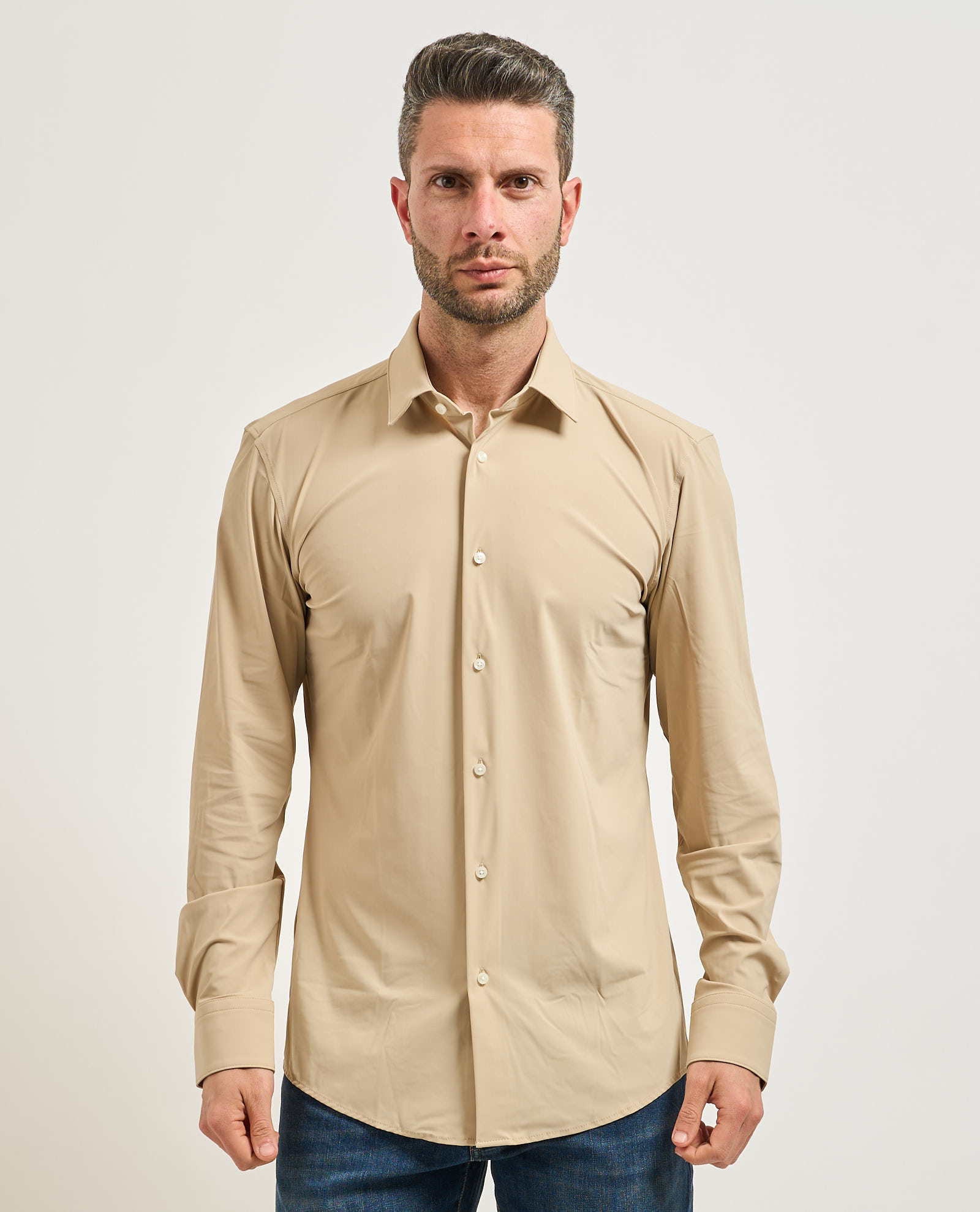 Boss Shirts Beige