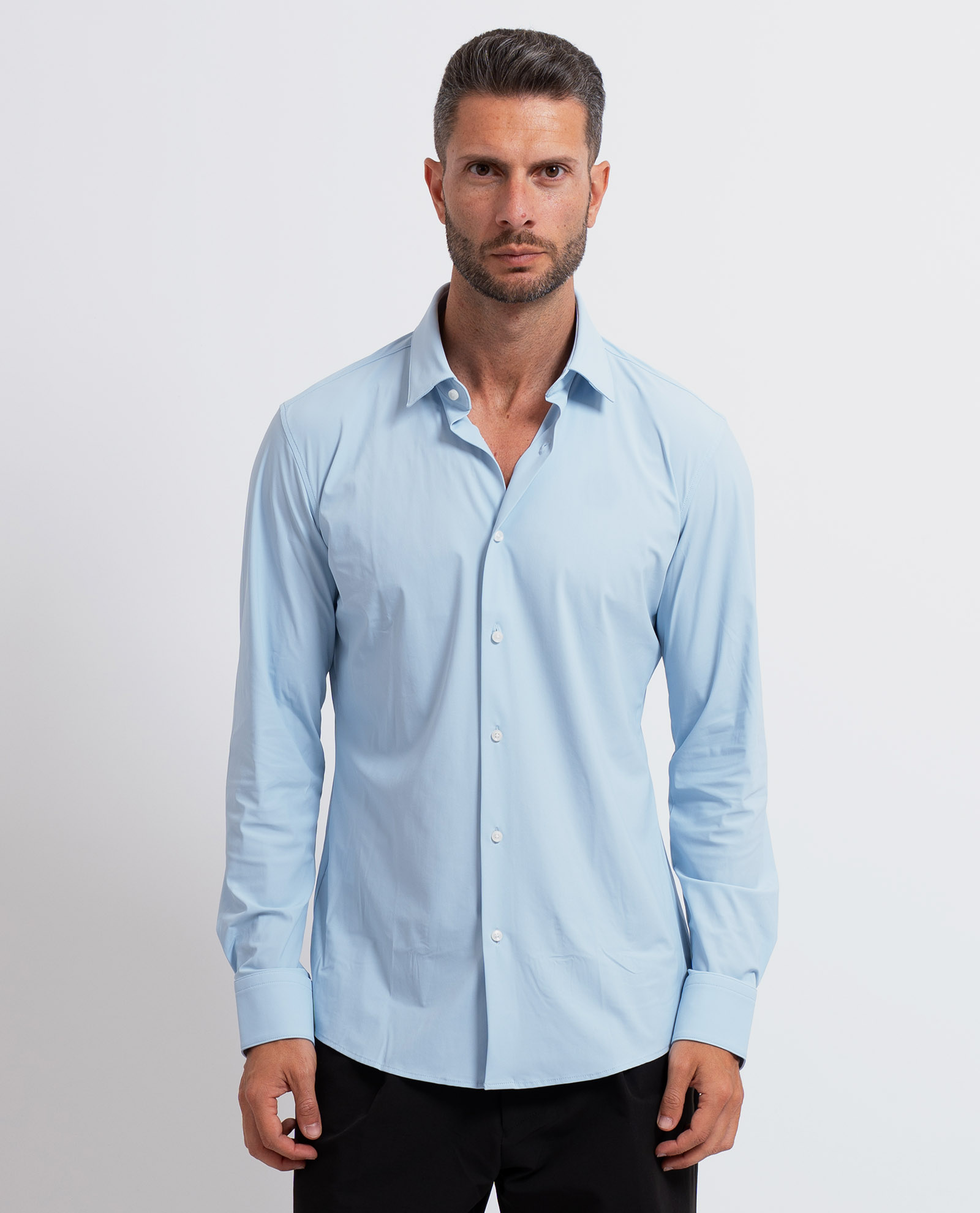 BOSS Camicie Celeste