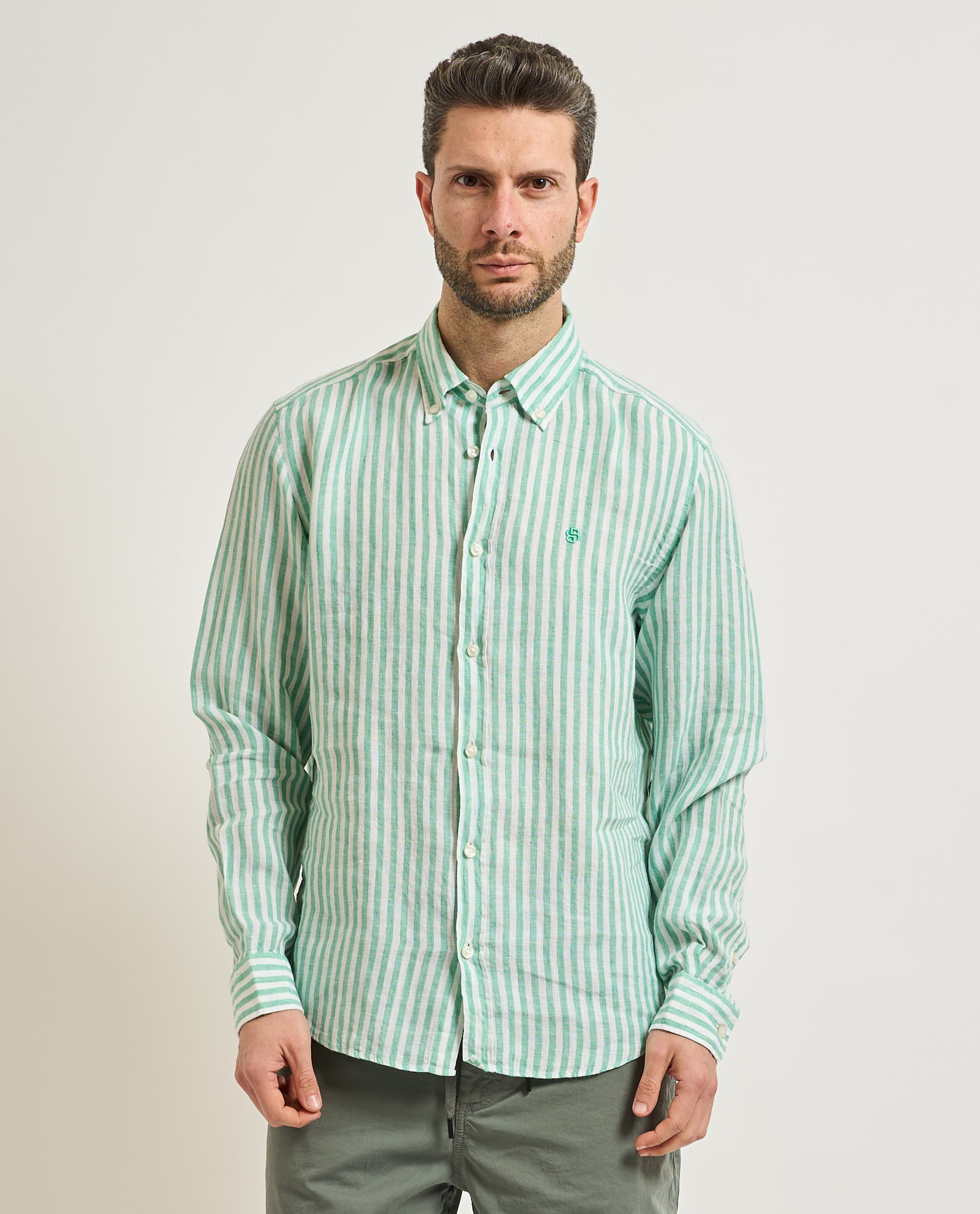 BOSS Camicie Verde