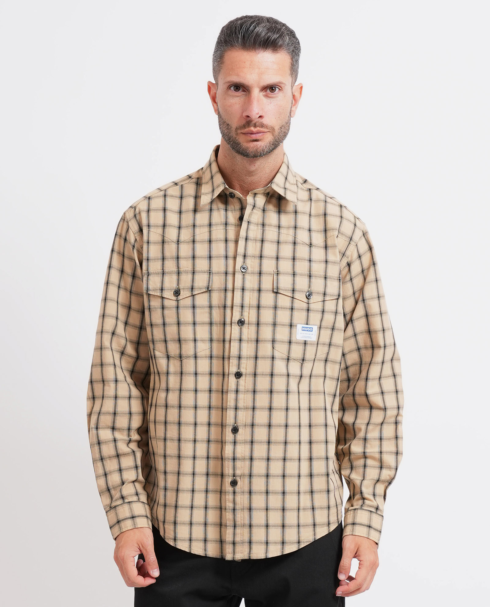 HUGO Camicie Beige