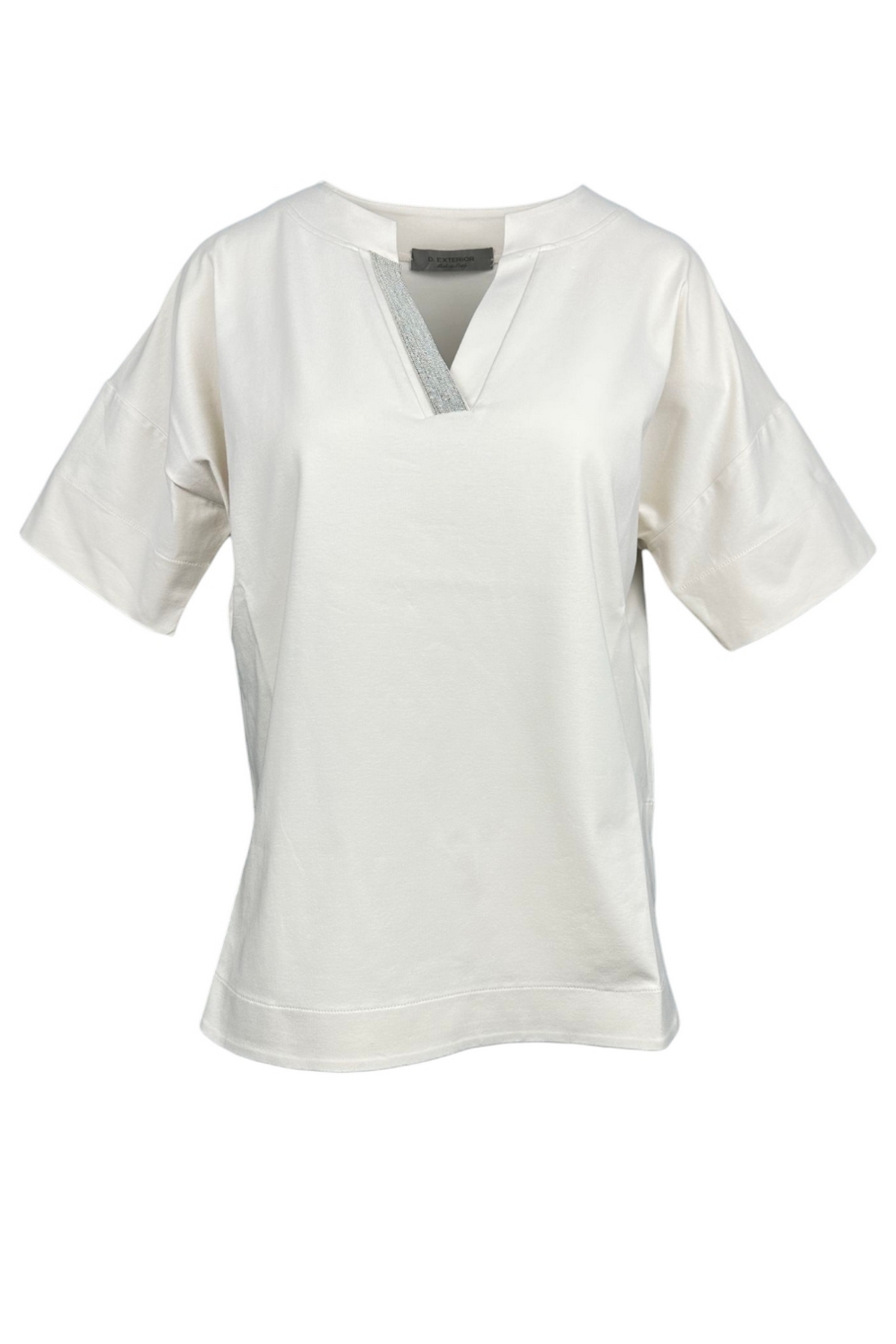 D Exterior D.exterior T-shirts And Polos Sand In White
