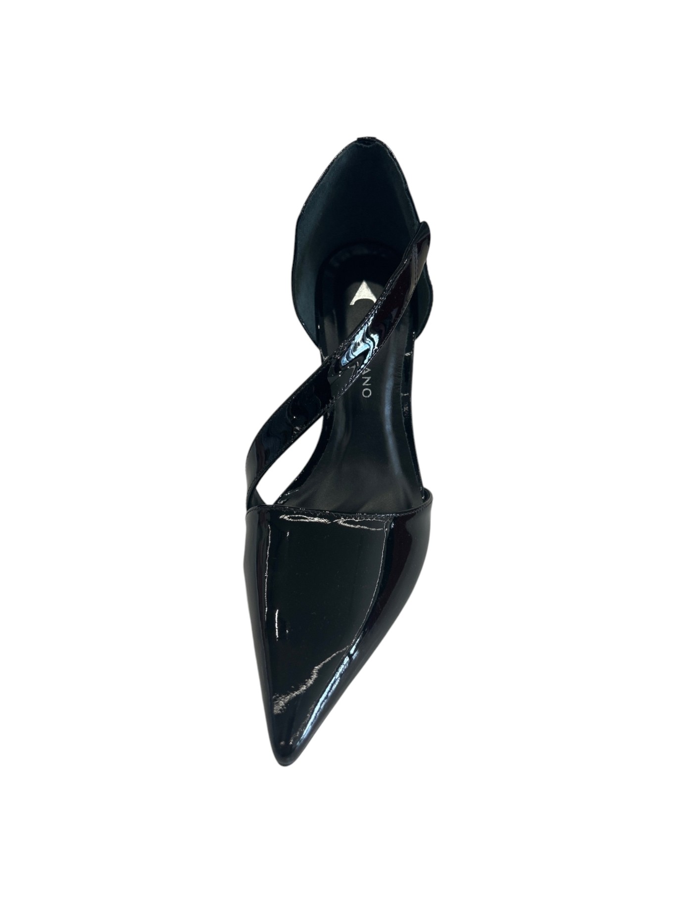 Carrano Décolleté Donna in Pelle Lucida Mora con Tacco 8 cm