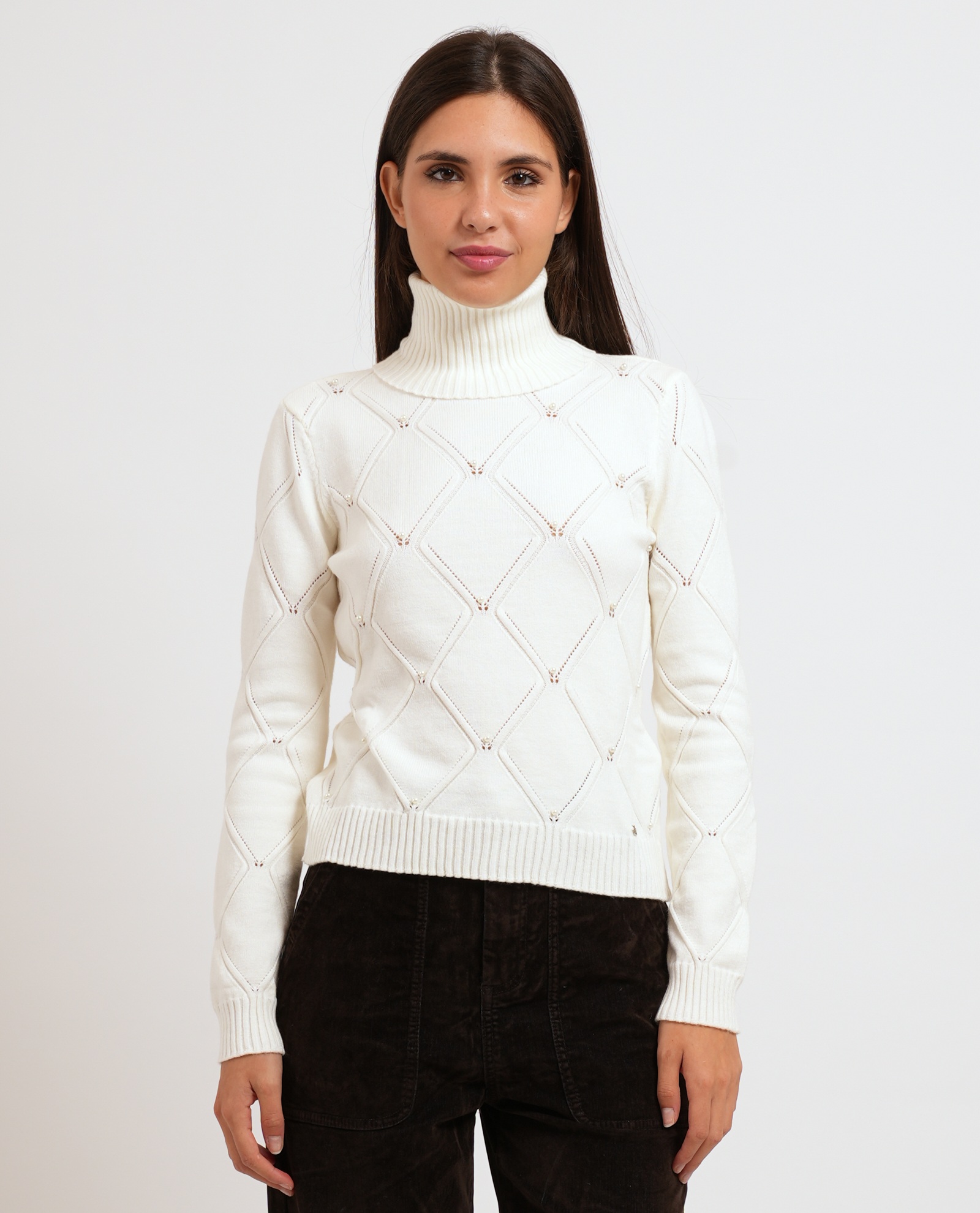 Gaudì Sweaters In Bianco Neutri