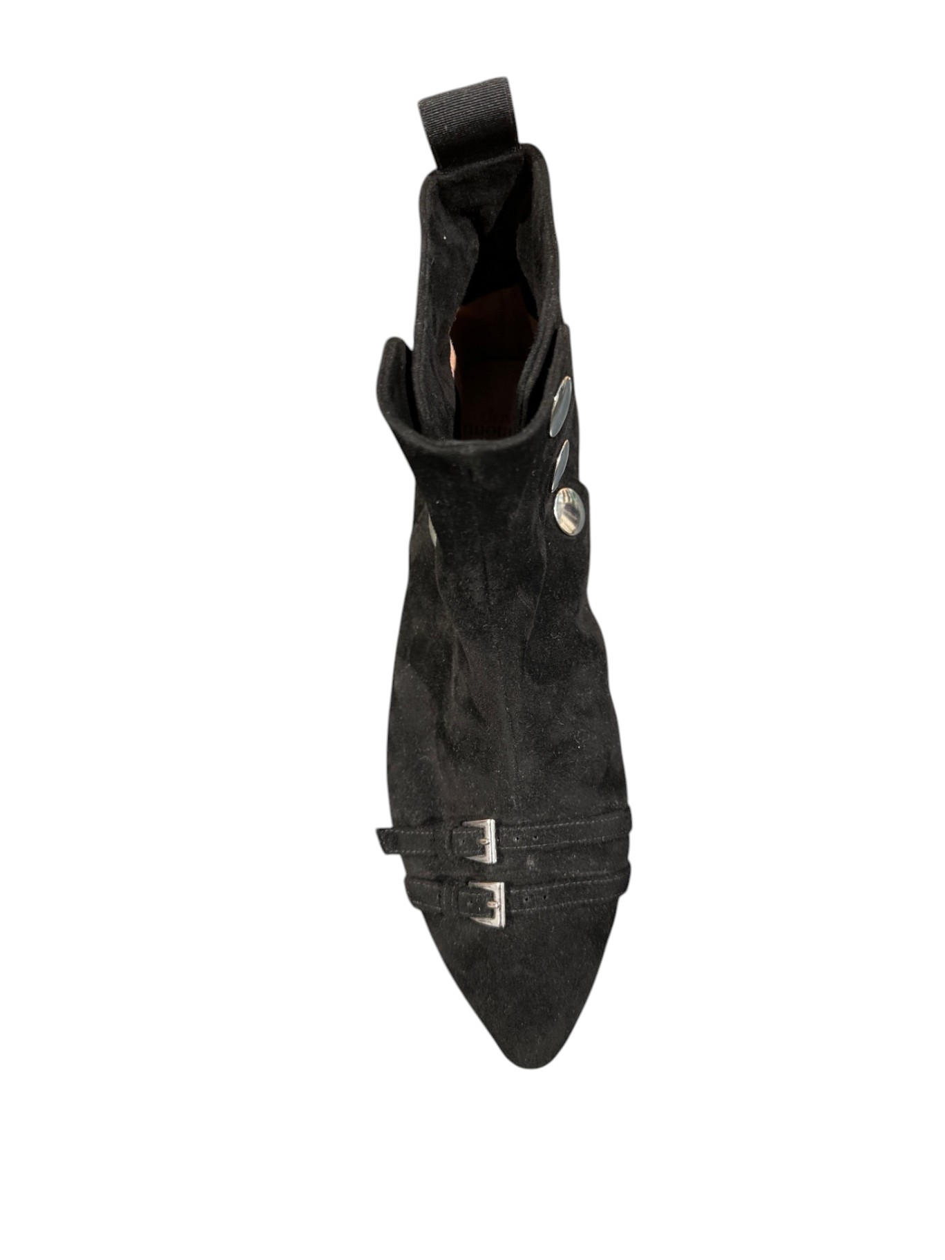 TOD'S Stivaletti Donna in Camoscio Nero con Dettagli Metallici