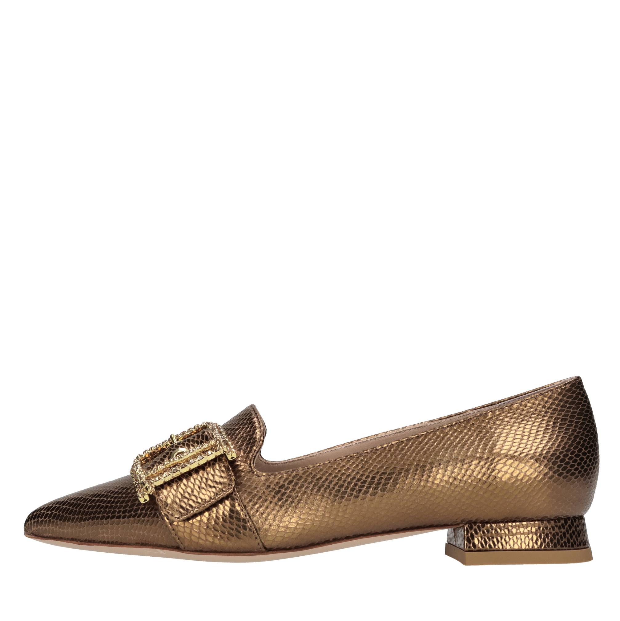 Francesco Sacco Francesco Sacco Niedrige Schuhe Bronze, marrone metallici e grigi