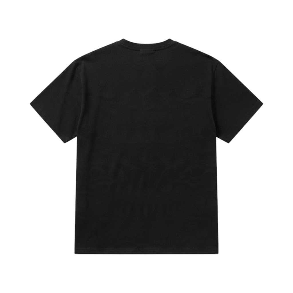 VALENTINO Maglieria T-shirt in Nero e Beige con Stampa Grafica