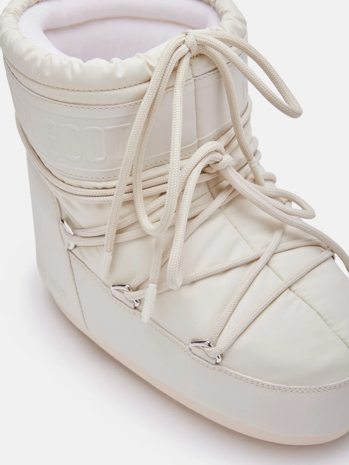 Moon Boot Icon Low Rubber Stivaletti Panna Unisex
