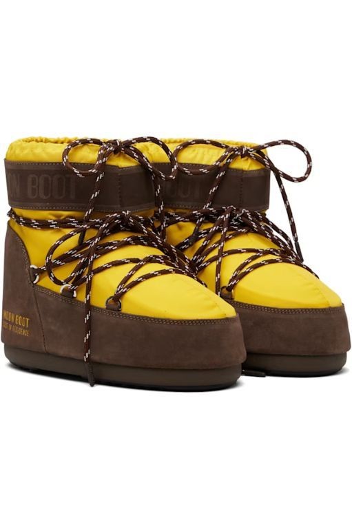 Moon Boot Stivaletti Donna Marroni e Gialli