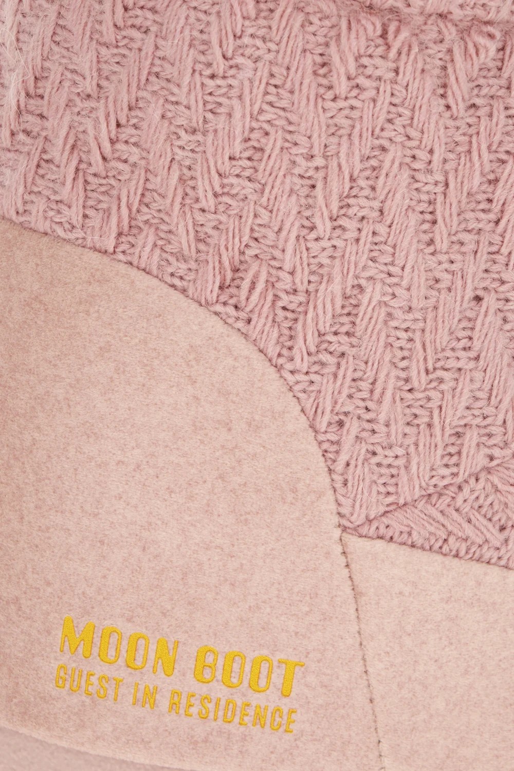 Moon Boot x Guest In Residence 80D1409750-J038 Icon Low Nolace Knit Stivaletti Rosa
