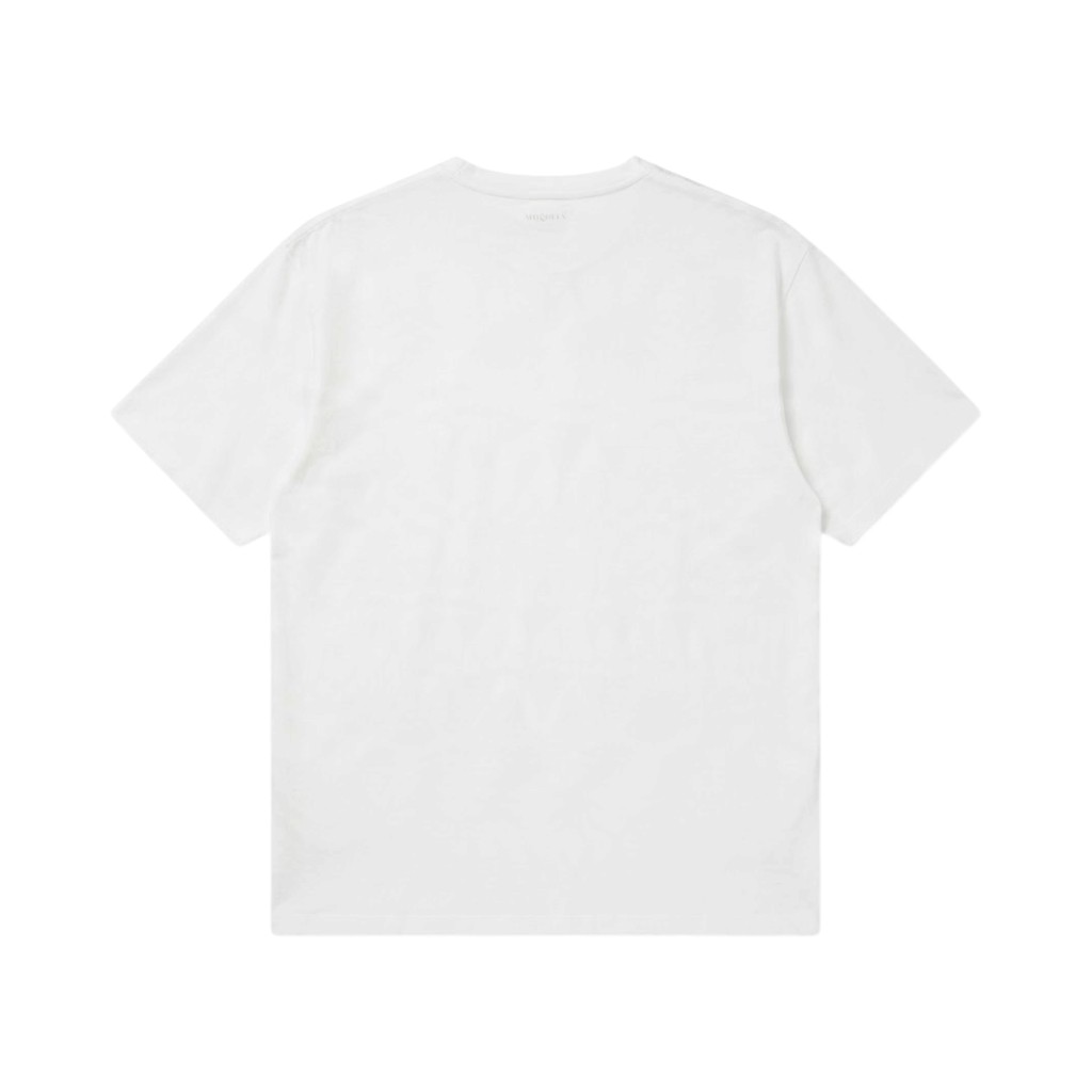 Alexander McQueen T-shirt Maglieria Bianco e Sabbia