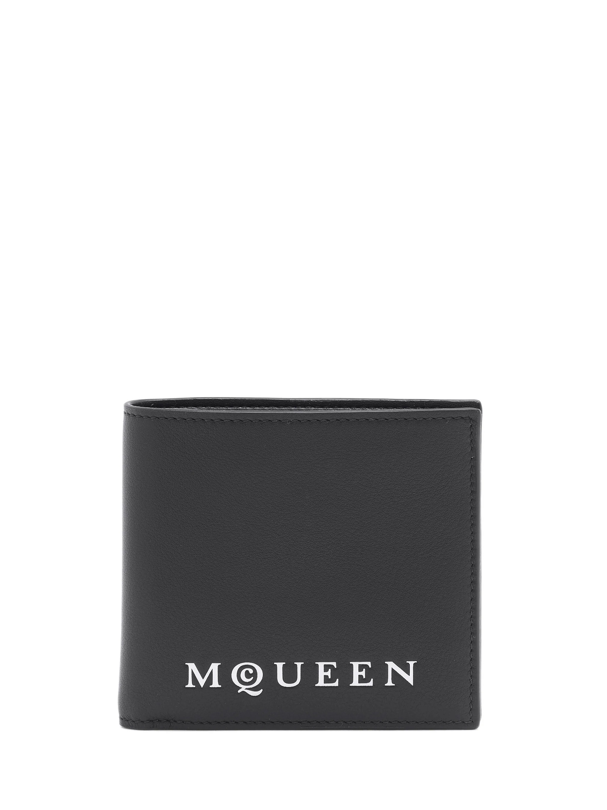 Alexander McQueen Portefeuille noir et blanc